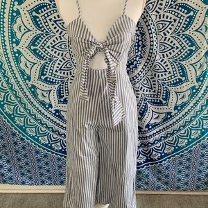 Striped Jumpsuit
